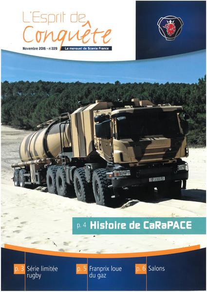 CARAPACE / Article Scania Nov 2016