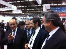 Eurosatory 2014 visite du Ministre de la Défnse Mr LE DRIAN sur le stand ESSONNE SECURITE